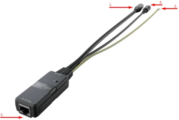 MikroTik GESP+POE IN * Gigabit PoE injector,crna