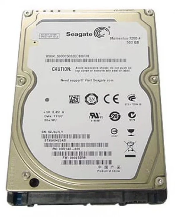 HDD 2.5 * 500GB ST9500420AS SEAGATE 7200rpm 16mb SATA 9.5mm