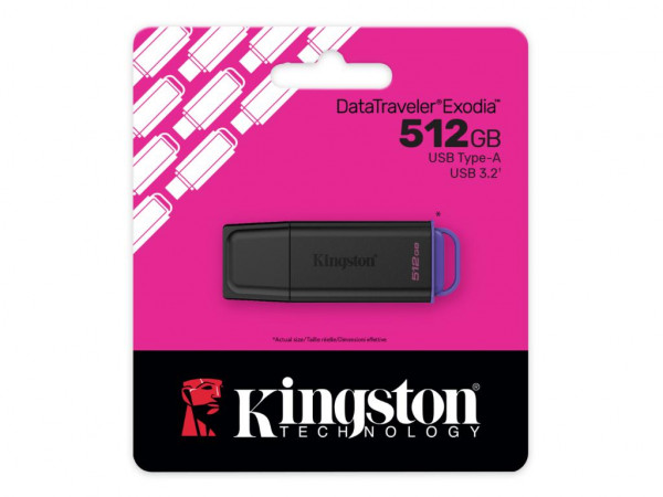 USB memorija KINGSTON DTXG2512GBDataTraveler Exodia G23.2crna' ( 'DTXG2512GB' ) 