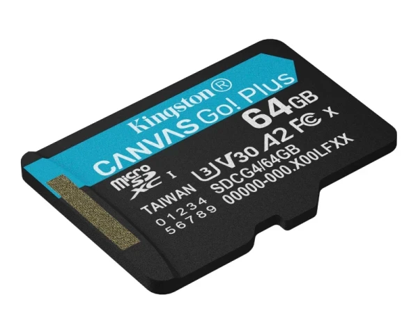 Micro SD Card 64GB Kingston SDCG464GBSP -  200160 MBs