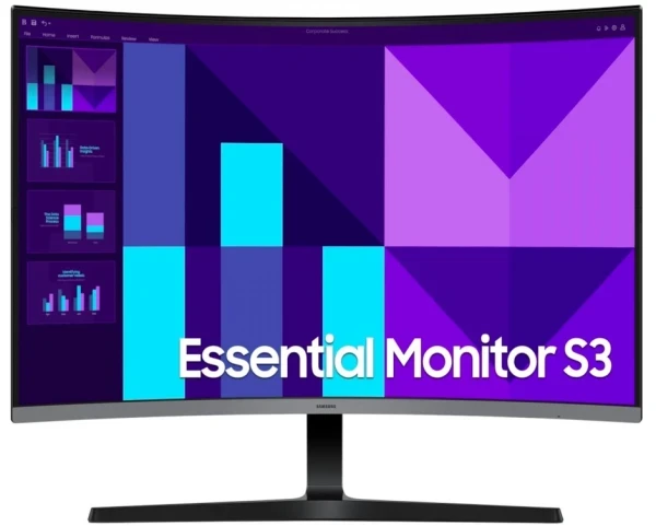 Monitor SAMSUNG LS32D396GAUXEN 32inc/VA,zakrivljen/1920x1080/100Hz/4ms GtG/HDMI,VGA/VESA/zvu?nici/cr