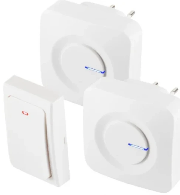 Home Bežicno kucno zvono set 230V, kineticki taster,IP44,melodija 36,domet na otvorenom 100 m