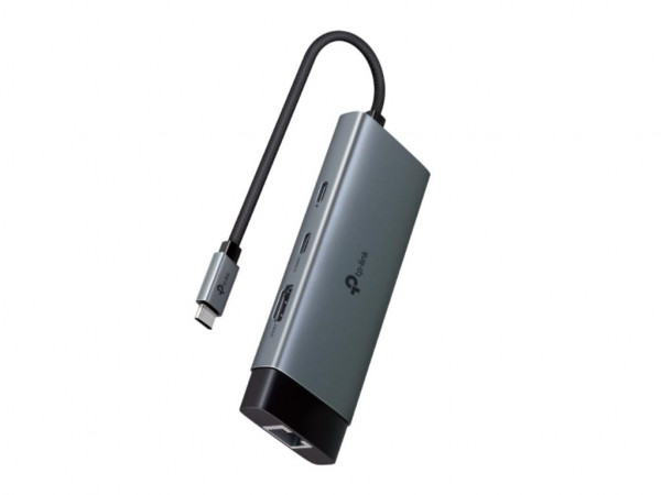 Hub TP-LINK UH6120C USB Type-C 6-Port Hub1×USB-C1× HDMI 4K 60Hz Port1  USB-C PD 100W Port1× RJ4' ( 'UH6120C' ) 