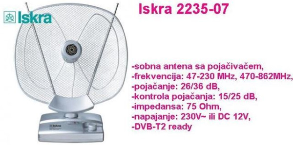 TV antena sobna ISKRA G-2235-07