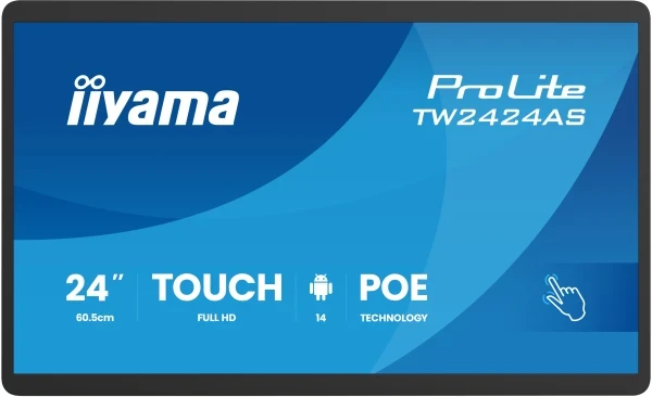 Interaktivni ekran 23.8'' Iiyama TW2424AS-B3P IPS 1920x1080Android 1414msUSB