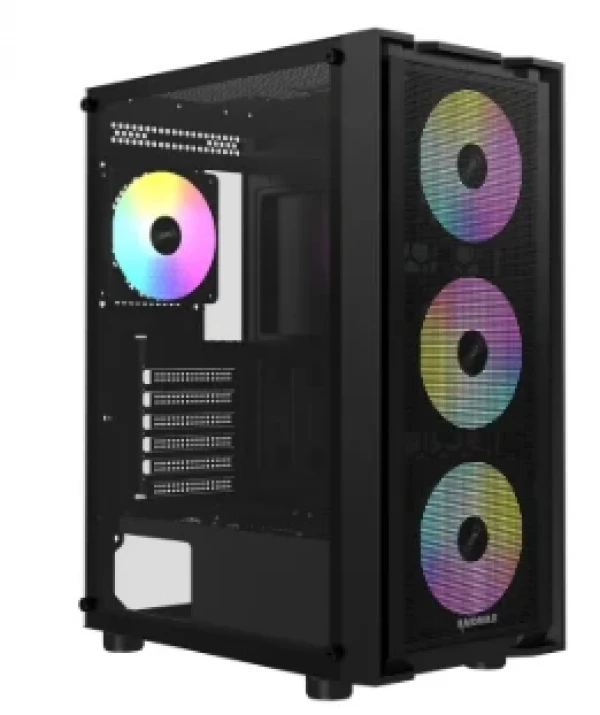 Kuciste Raidmax Vector 216 Black 4 x RGB fanWindowNO PSU