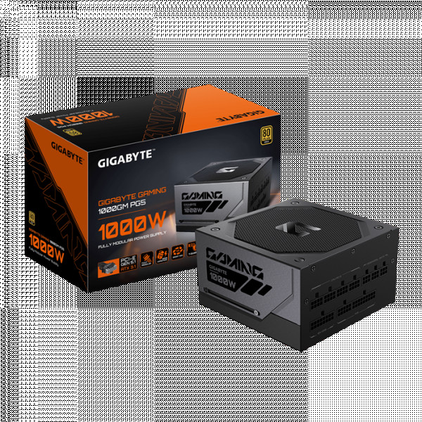 1000W, 80 PLUS Gold certified, Fully modular design, 135mm Smart Fluid Dynamic Bearing (FDB) Fan ( GP-GME1000GM PG5 ) 