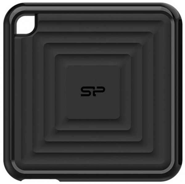 Portable SSD 256GB PC60, USB 3.2 Gen 2 (Cable: Type-C to USB Type-A), Read up to 540MB/s, Write up to 500MB/s ( SP256GBPSDPC60CK ) 