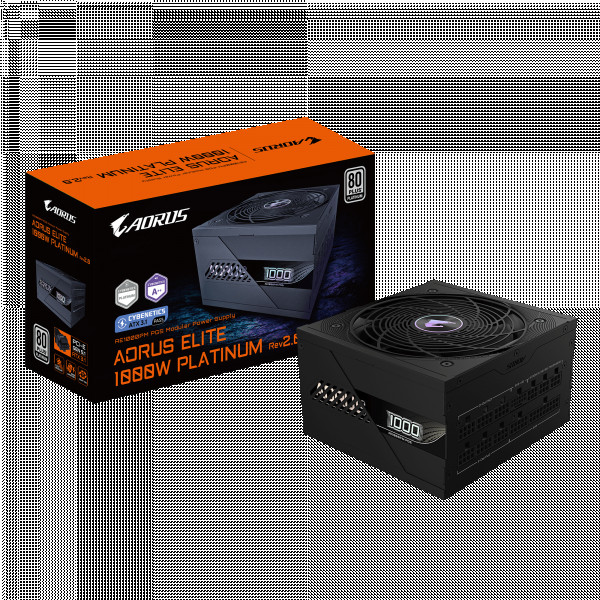 AORUS ELITE P1000W 80+ Platinum Modular PCIe 5.0 ( GP-AE1000PM PG5 ) 
