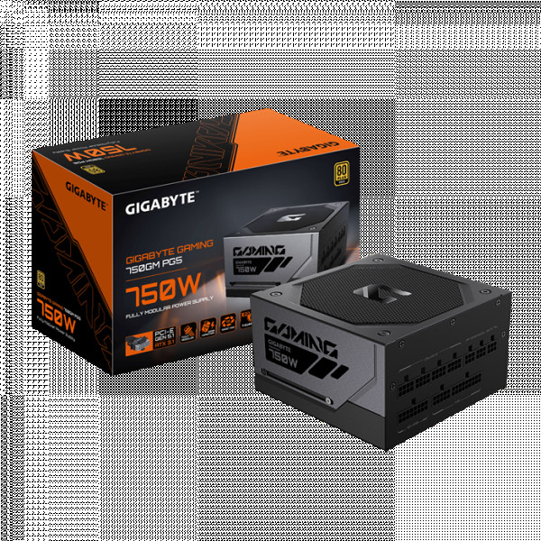 750W, 80 PLUS Gold certified, Fully modular design, 135mm Smart Fluid Dynamic Bearing (FDB) Fan ( GP-GME750GM PG5 ) 