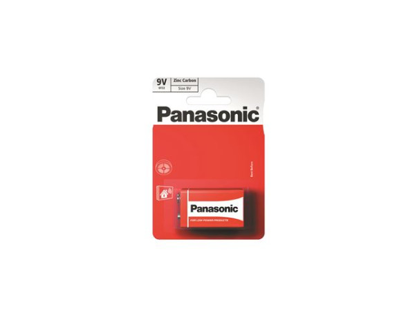 PANASONIC baterije 6F22RZ1BP - 9V  Zinc Carbon