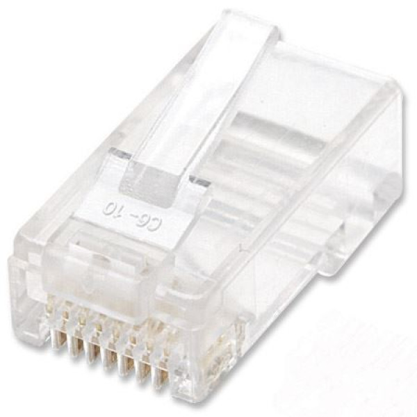 Intellinet konektor Cat6 RJ45, UTP, 100 komada, 2-prongs