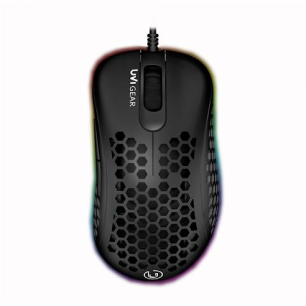 Miš žičani UVI GEAR Lust Crni