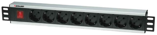 Intellinet Switch Power Strip 1.5U Rackmount, 8-Sockets