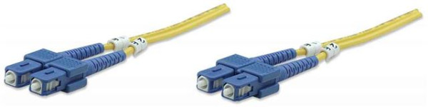 Intellinet Fiber Optic, MM, SCSC, 9125, OS2, 3m, žuti 470629