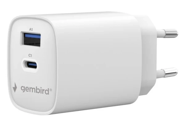 TA-UC-1A1C-PD45-01-W Gembird 2-port 45 W USB fast charger