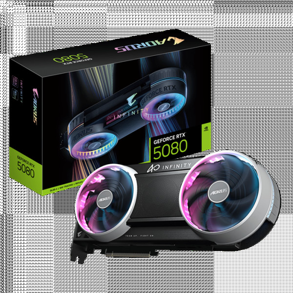 AORUS GeForce RTX 5080 INFINITY 16GB ( GV-N5080AORUS IF-16GD ) 