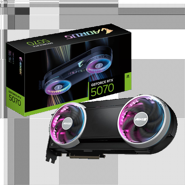 AORUS GeForce RTX 5070 INFINITY 12GB ( GV-N5070AORUS IF-12GD ) 