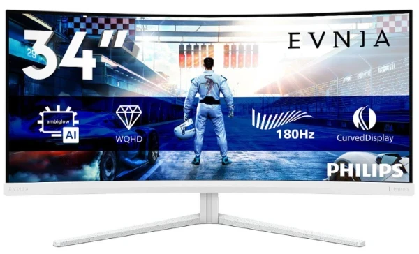 Monitor 34'' Philips 34M2C5501A00 FastVA 3440x1440180Hz1ms2xHDMIDPUSBzvucn