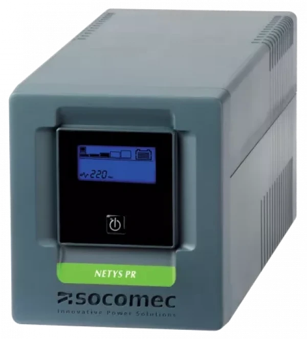 UPS Socomec NeTYS PR-MT 1000VA700W 230V 5060HzAVRSINEWAVERJ45USBLCD