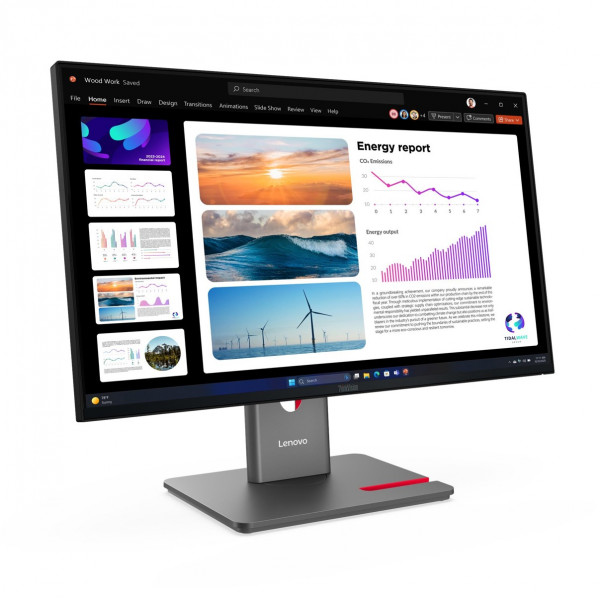23.8'' ThinkVision P24Q-40 QHD (2560x1440) IPS AG, 16:9, 1500:1, 300 cd/m2, 6ms (4ms extreme mode), 178° / 178°, Refres ( 64B2GAT1EU ) 