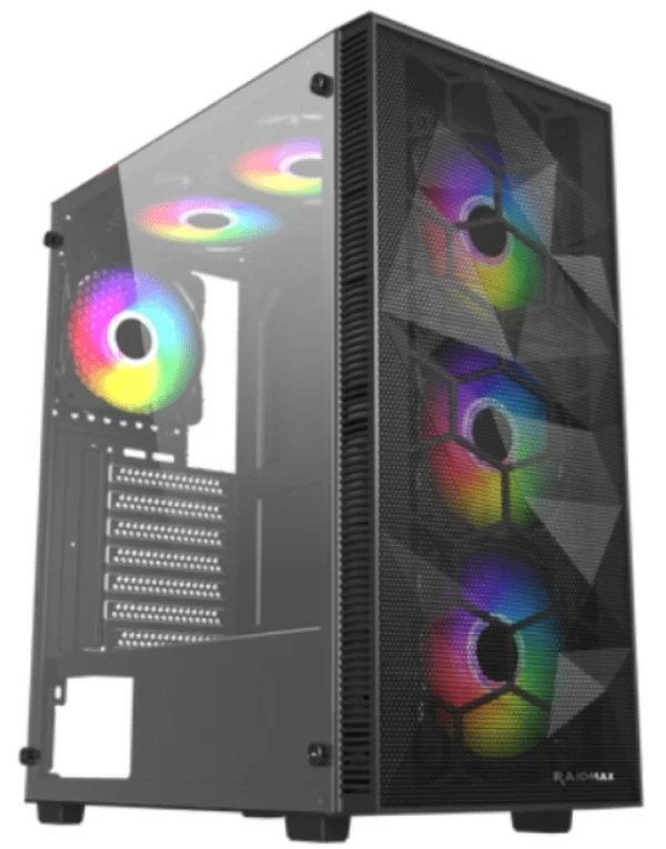 Kuciste Raidmax Talos windowCrni, 4x 120mm FRGB650WRT650RGB