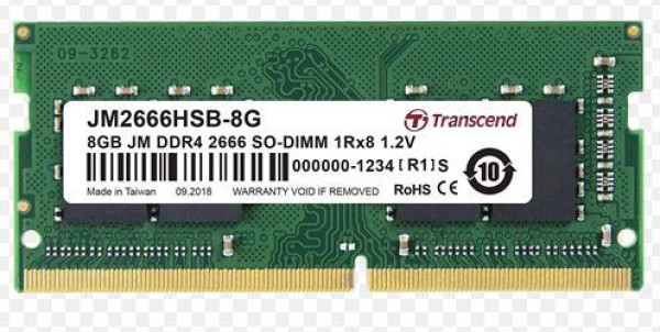 SO-DIMM DDR4 8GB 2666MHz TRANSCEND JM2666HSB-8G