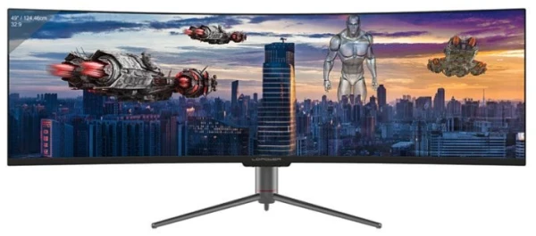 Monitor 49'' LC-Power LC-M49-DQHD-120-C-Q QLED VA 5120x1440120Hz6ms2xHDMI2xDP