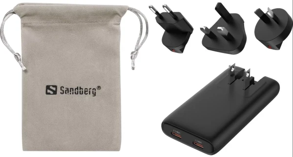 Sandberg 441-77 4in1 TravelCharger 65W Black