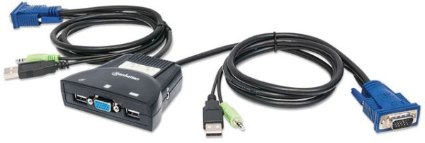 Manhattan Switch KVM 2xUSB 151245