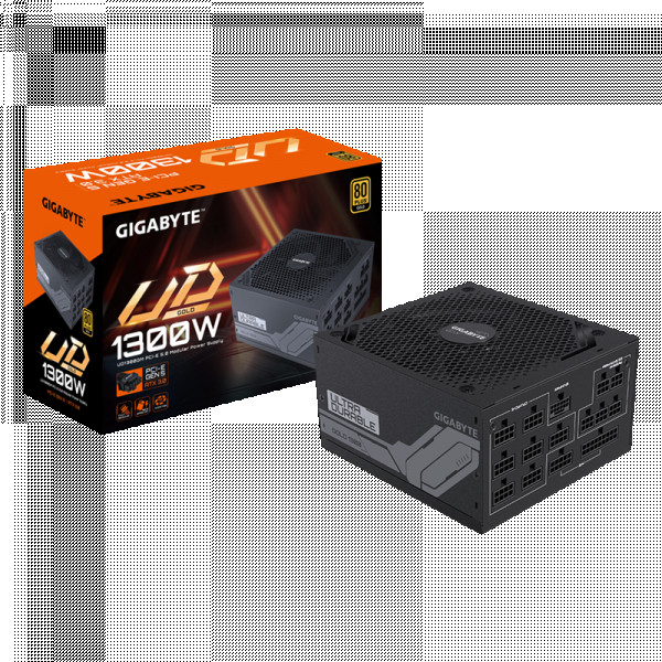 1300W, 80 PLUS Gold certified, Fully modular design, Support PCIe Gen 5.0 graphics card, Ultra Durable, OVP/OPP/SCP/UVP/ ( GP-UD1300GM PG5 