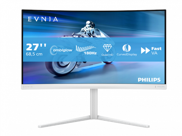 Monitor PHILIPS 27M2C550100 27''VA,zakrivljen2560x1440180Hz1ms GtGHDMIx2,DPPivot,visinabela' ( '27M2C550100' ) 