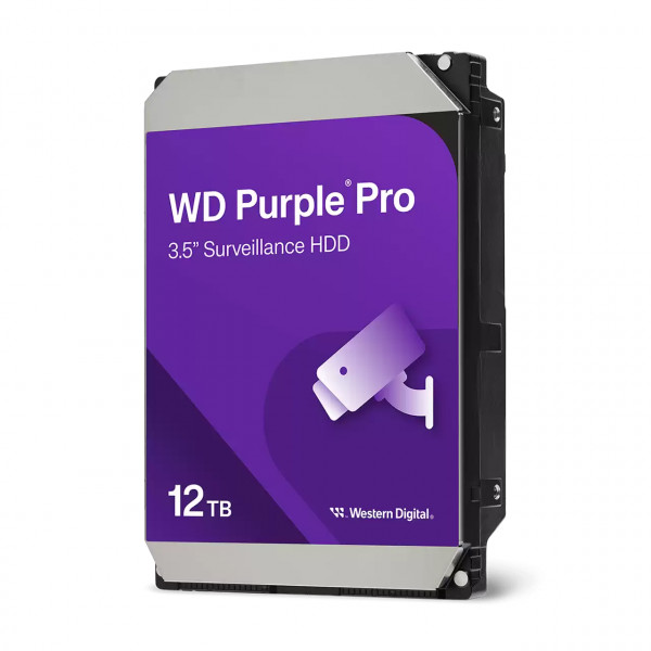 HDD 12TB, 3.5'', 7200 RPM, SATA III, 512MB Cache, WD Purple Pro Smart Video ( WD122PURP ) 