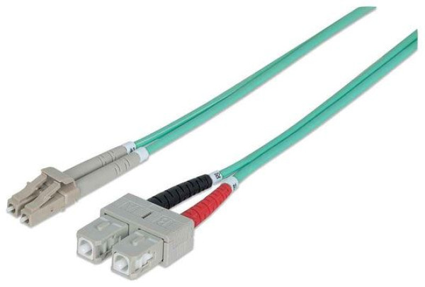 Intellinet Fiber Optic, MM, LCSC, 50125, OM3, 5m, 751094