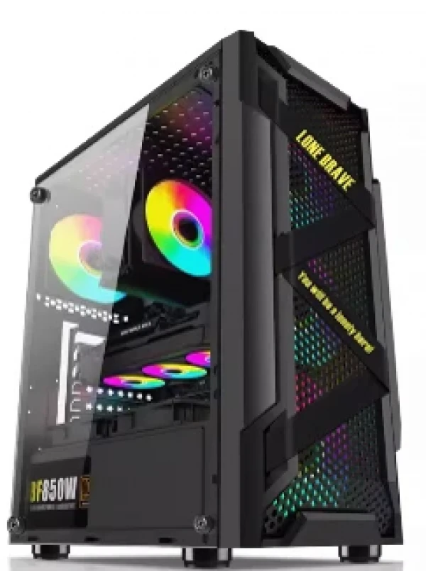Kuciste Stars Solution Q180 Crno, Tempered glass, 4x12cm ARGB