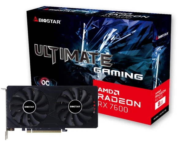 Grafička karta Biostar RX7600 8GB DDR6 128bit  HDMI3DP