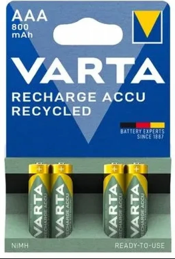 Baterija Varta Power AAA HR03 4 x 800mAh HR03-4-800-VA