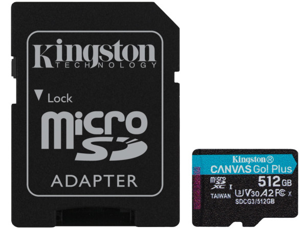 Kingston microSDXC 128GB Class 10 U3 170MBs-90MBs' ( 'SDCG3128GB' ) 