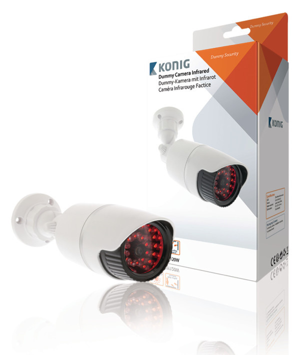 SAS-DUMMY120W Bullet Dummy Camera IP44 White