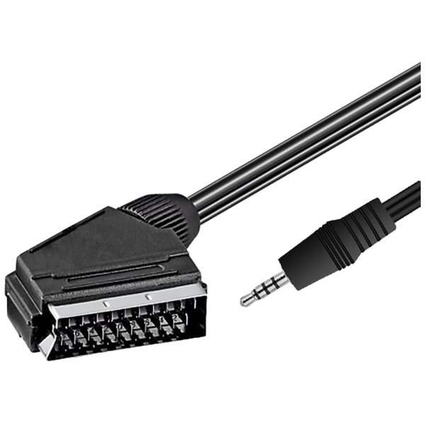 Jack-Scart Cable jack 3,5mm na Scart
