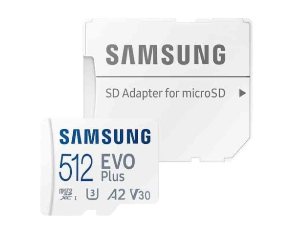 SAMSUNG EVO PLUS MicroSD Card 512GB class 10 + Adapter MB-MC512KA