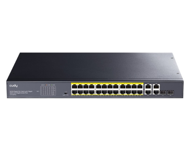 CUDY GS1028PS2 PoE+ 24port Gigabitni switch