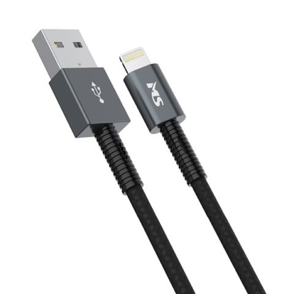 CC CABLE USB-A 2.0 ->LIGHTNING, 1m, MS, crni