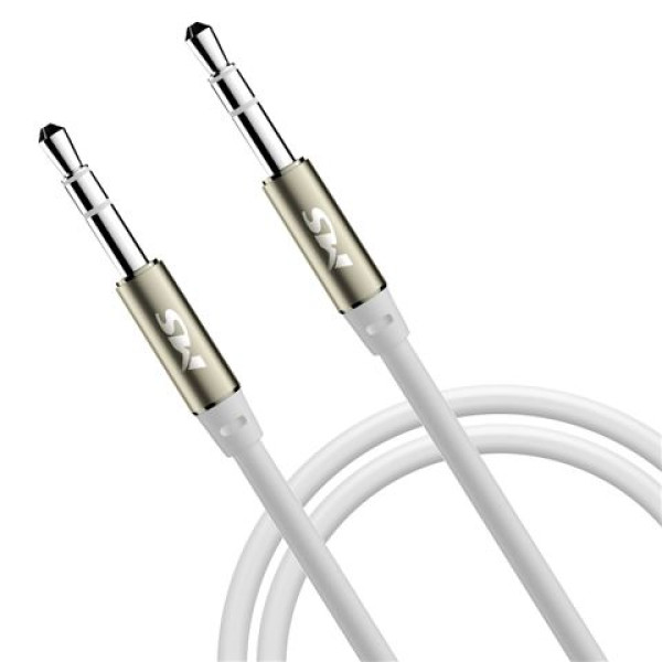 CC CABLE 3.5mm -> 3.5mm, 1m, srebrni