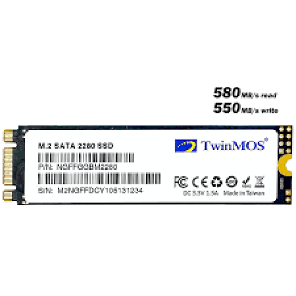 SSD M.2 512GB TwinMOS 580MBs550MBs NGFFFGBM2280