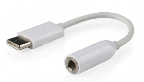 CCA-UC3.5F-01-W Gembird USB type-C plug to stereo 3.5 mm audio adapter cable