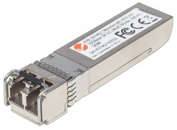 Intellinet 10 Gbps Fiber SFP+ 10GBase-SR(LC)MultiMode,300m 507462