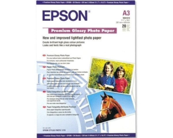 EPSON S041315 A3 (20 listova) Premium glossy foto papir