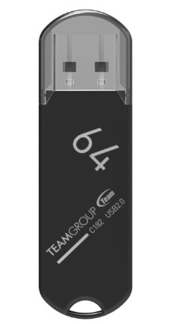 TeamGroup 64GB C182 USB 2.0 BLACK TC18264GB01