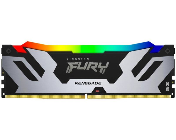 DDR5 16GB 6000MHz [FURY RENEGADE RGB], Non-ECC UDIMM, CL32 1.35V, 288-Pin 1Rx8, w/RGB Heatsink ( KF560C32RSA-16 ) 